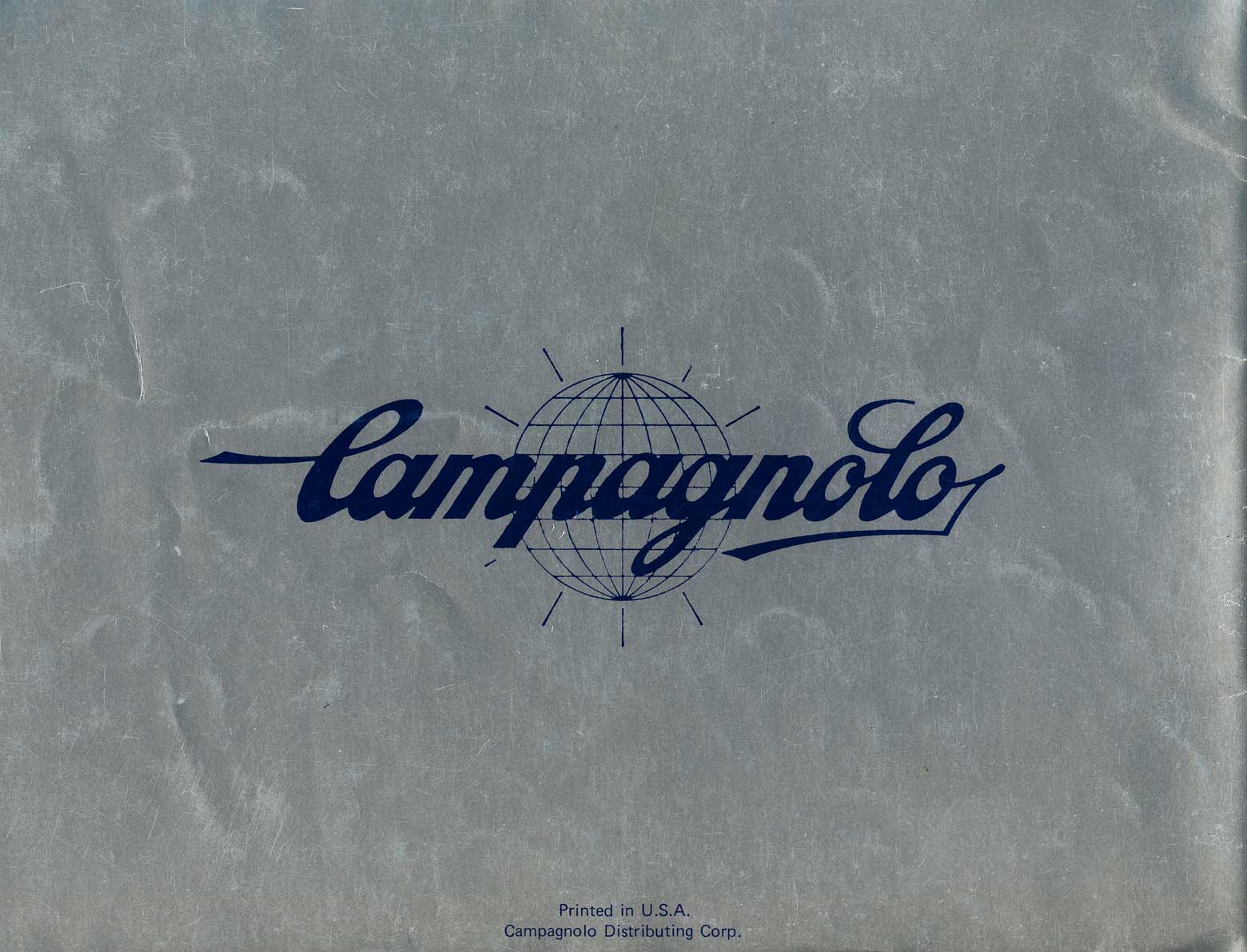Campagnolo - Catalog 17a rear cover main image