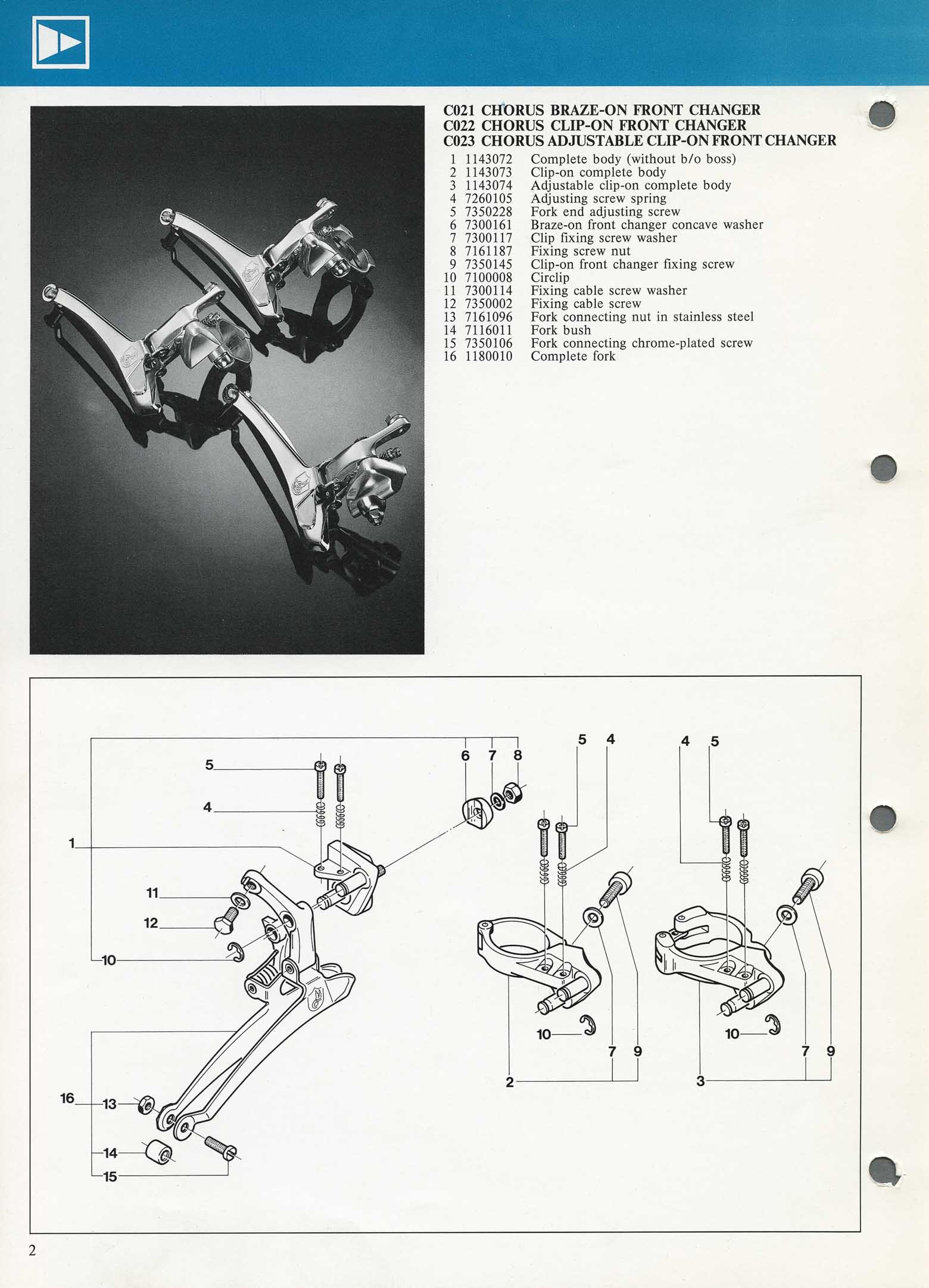 Campagnolo - Dealer Parts Catalog scan 008 main image