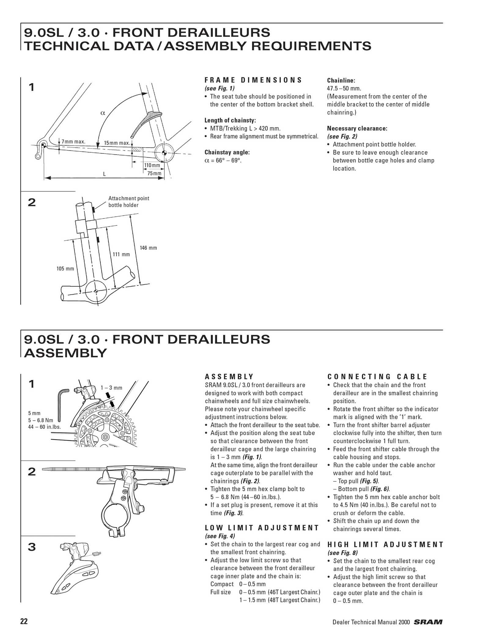 SRAM Dealer Tech. Manual 2000 page 022 main image