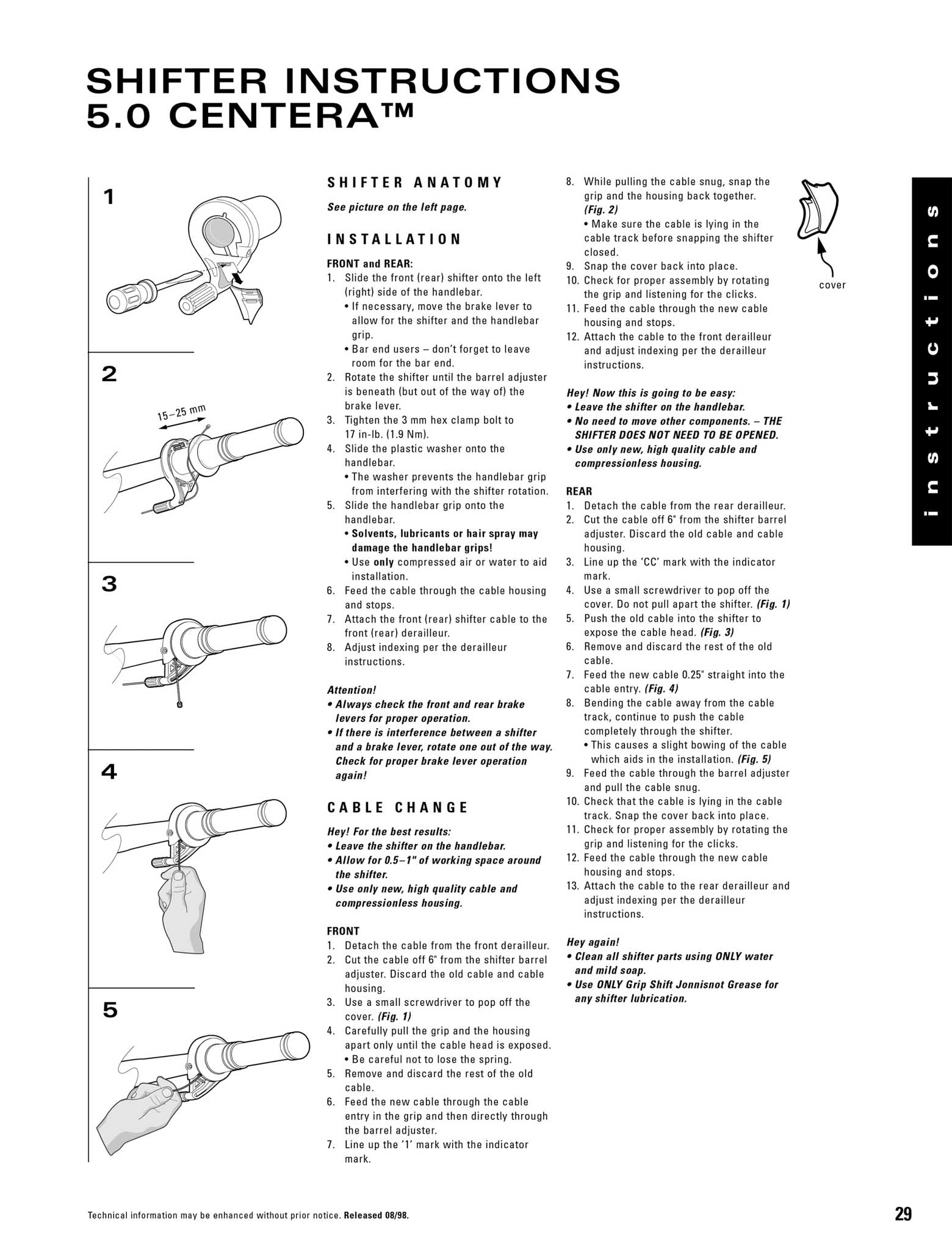 SRAM Dealer Technical Manual 1999 page 029 main image