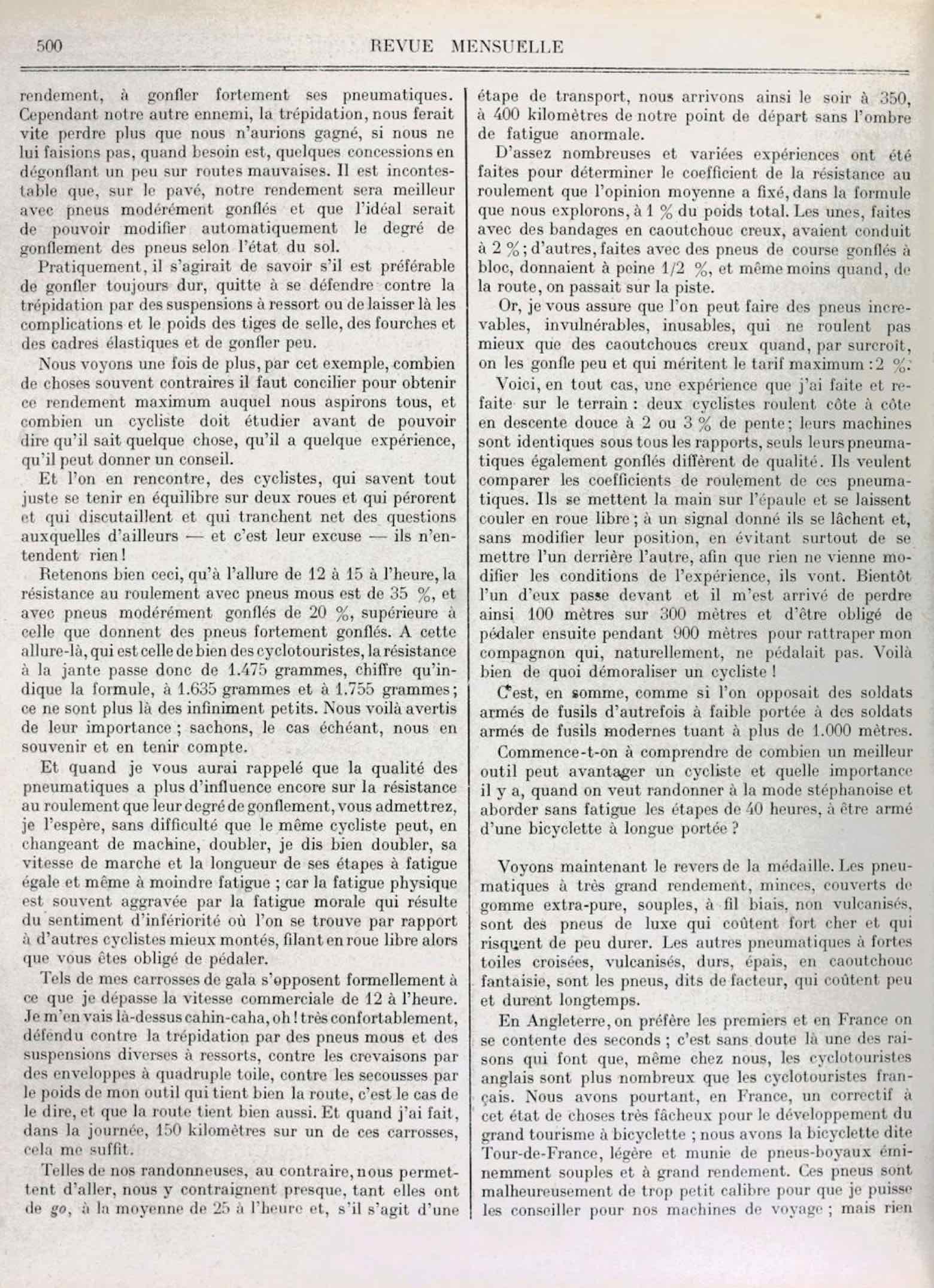 T.C.F. Revue Mensuelle November 1912 - Nos Ennemis (part IV) scan 3 main image