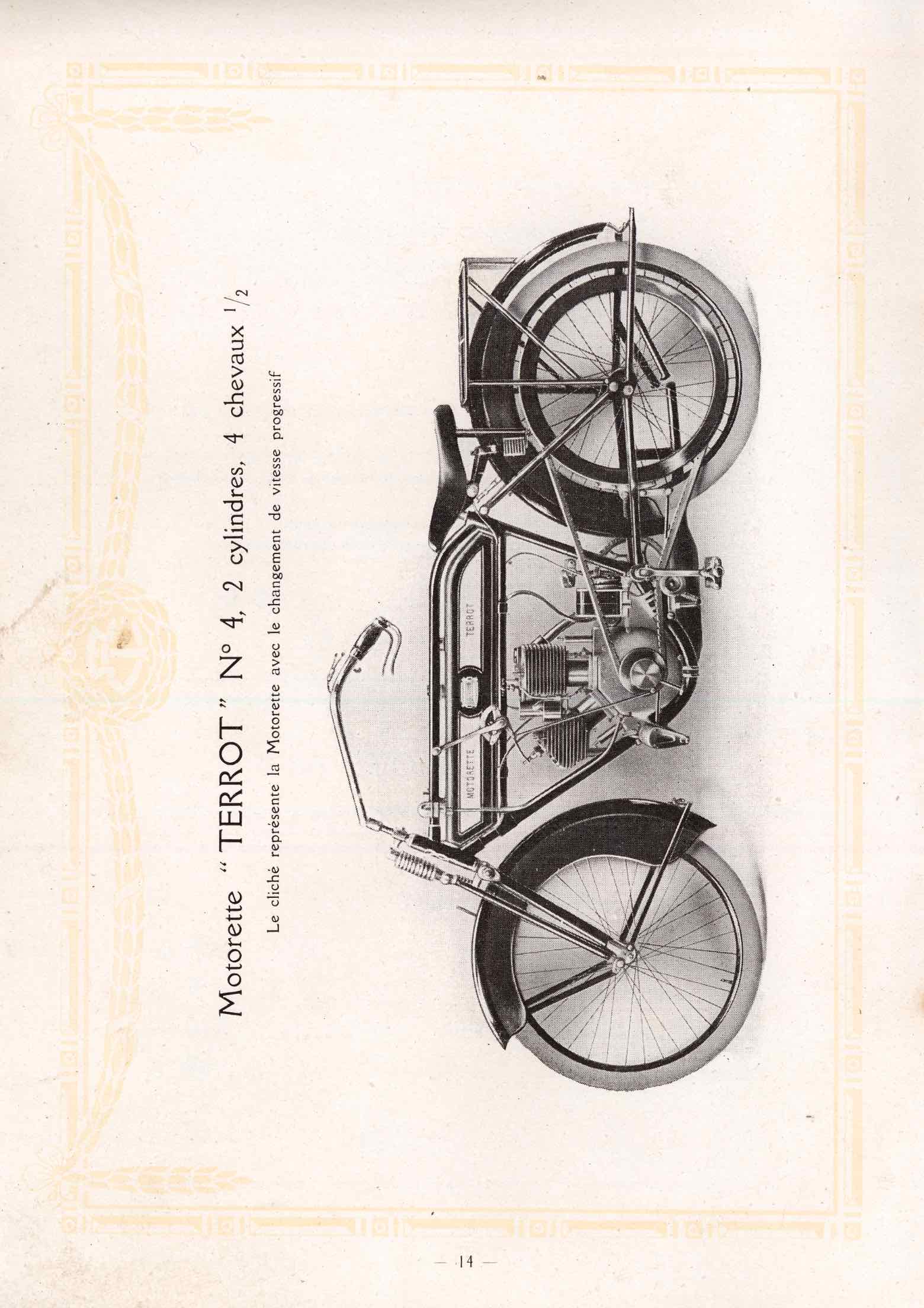 Terrot & Cie - Cycles Motorcyclettes Voiturettes 1914 page 14 main image
