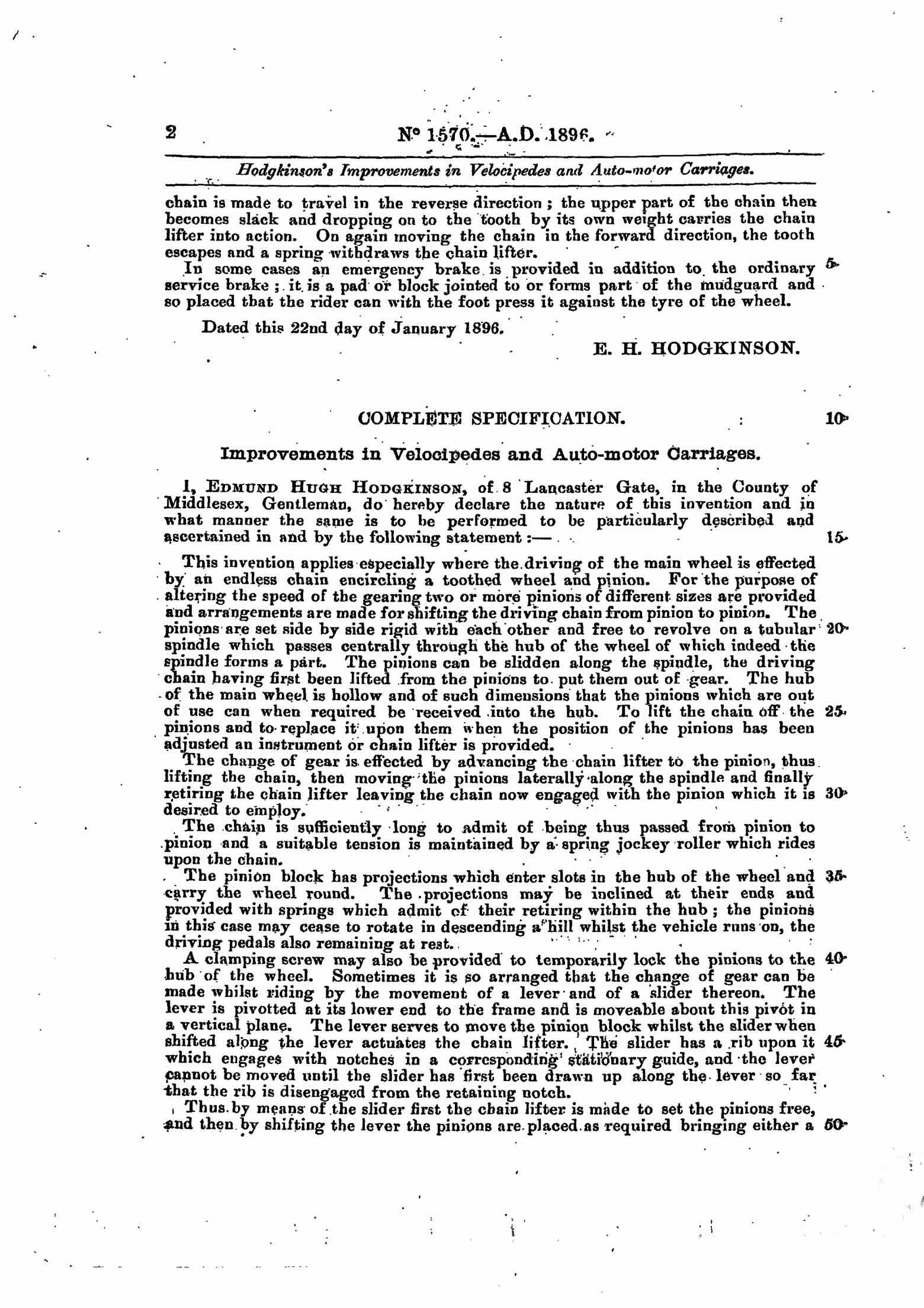 UK Patent 1896 1,570 - Gradient scan 2 main image