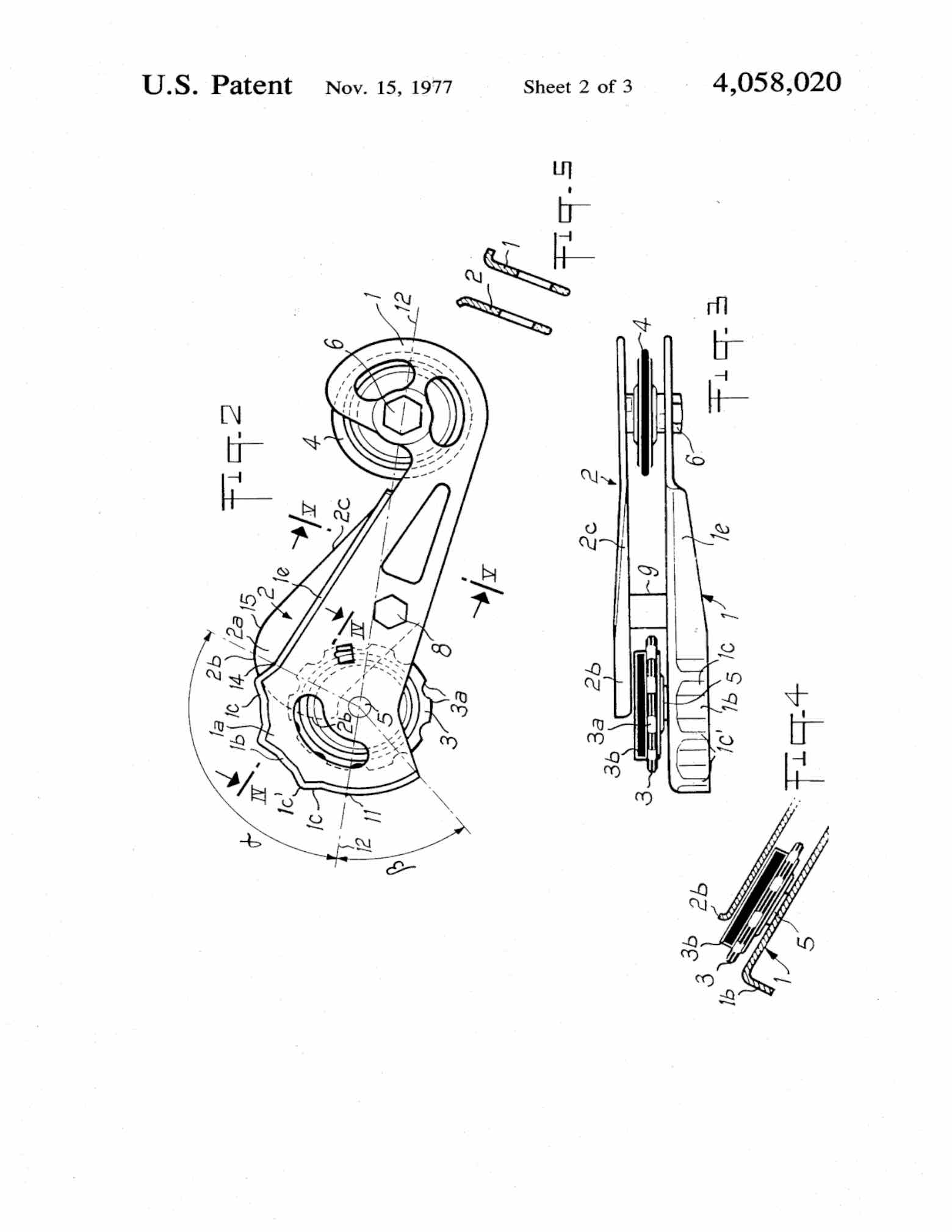US Patent 4,058,020 - Huret Allvit Safety scan 7 main image