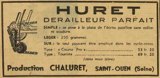 L'Auto 5th April 1937 - Huret advert thumbnail