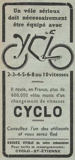 Le Chasseur Francais May 1936 Cyclo advert thumbnail