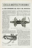 Le Vie d'Italia January 1942 - La XXIII esposizione del ciclo e del motociclo scan 01 thumbnail