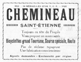 L'Industrie des Cycles et Automobiles January 1928 - Chemineau advert thumbnail