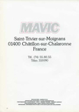 MAVIC Catalogue Generale 84-85 page 48 thumbnail