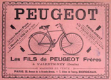T.C.F. Revue Mensuelle May 1892 - Peugeot advert thumbnail