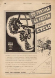 The Cyclist March 1937 - Cyclo advert thumbnail