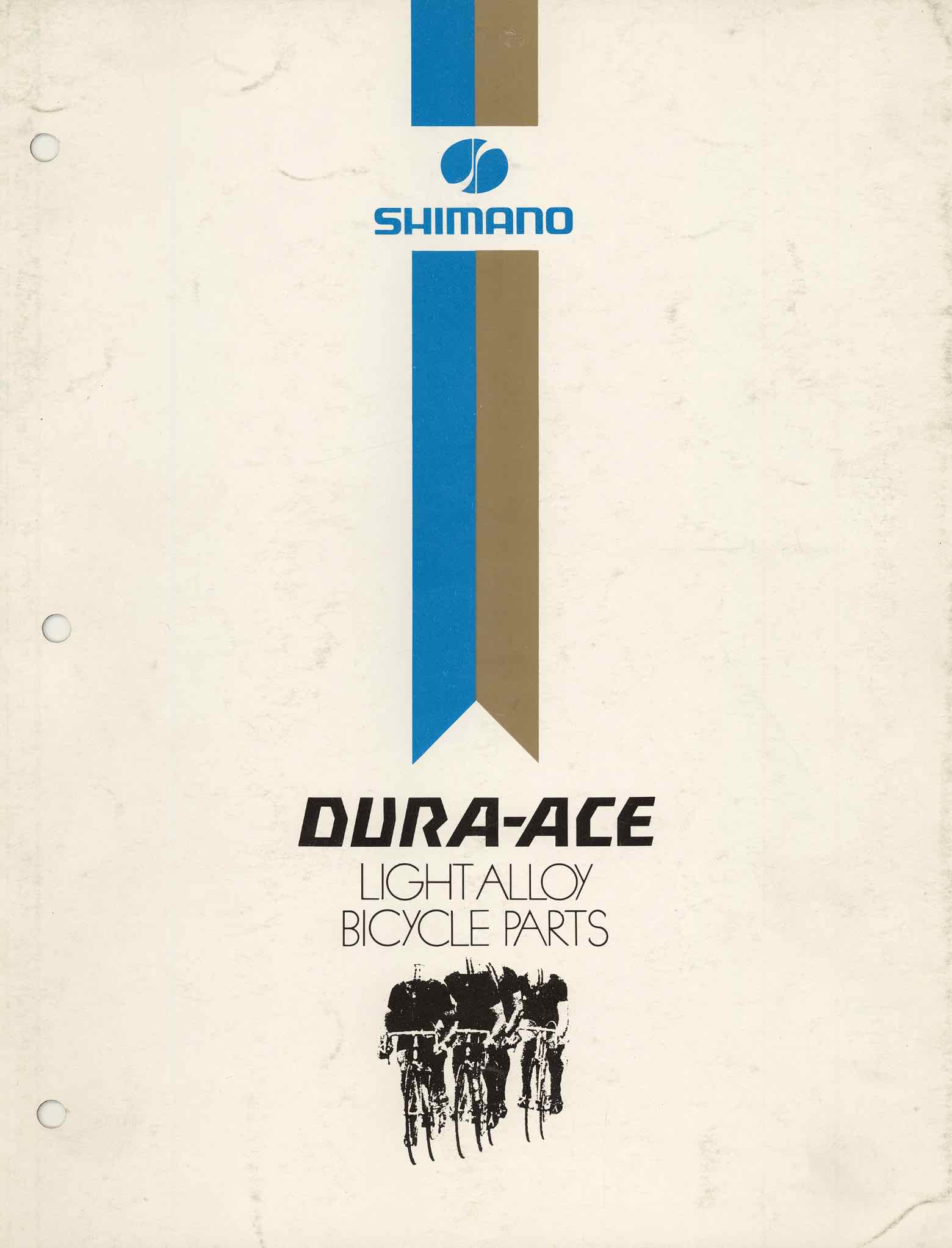 Shimano Dura-Ace Light Alloy Bicycle Parts - scan 1 main image