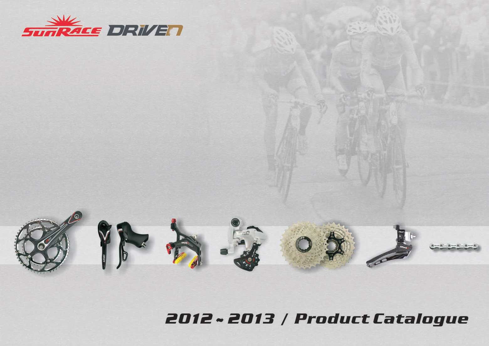 SunRace Product Catalogue 2012-2013 front cover main image