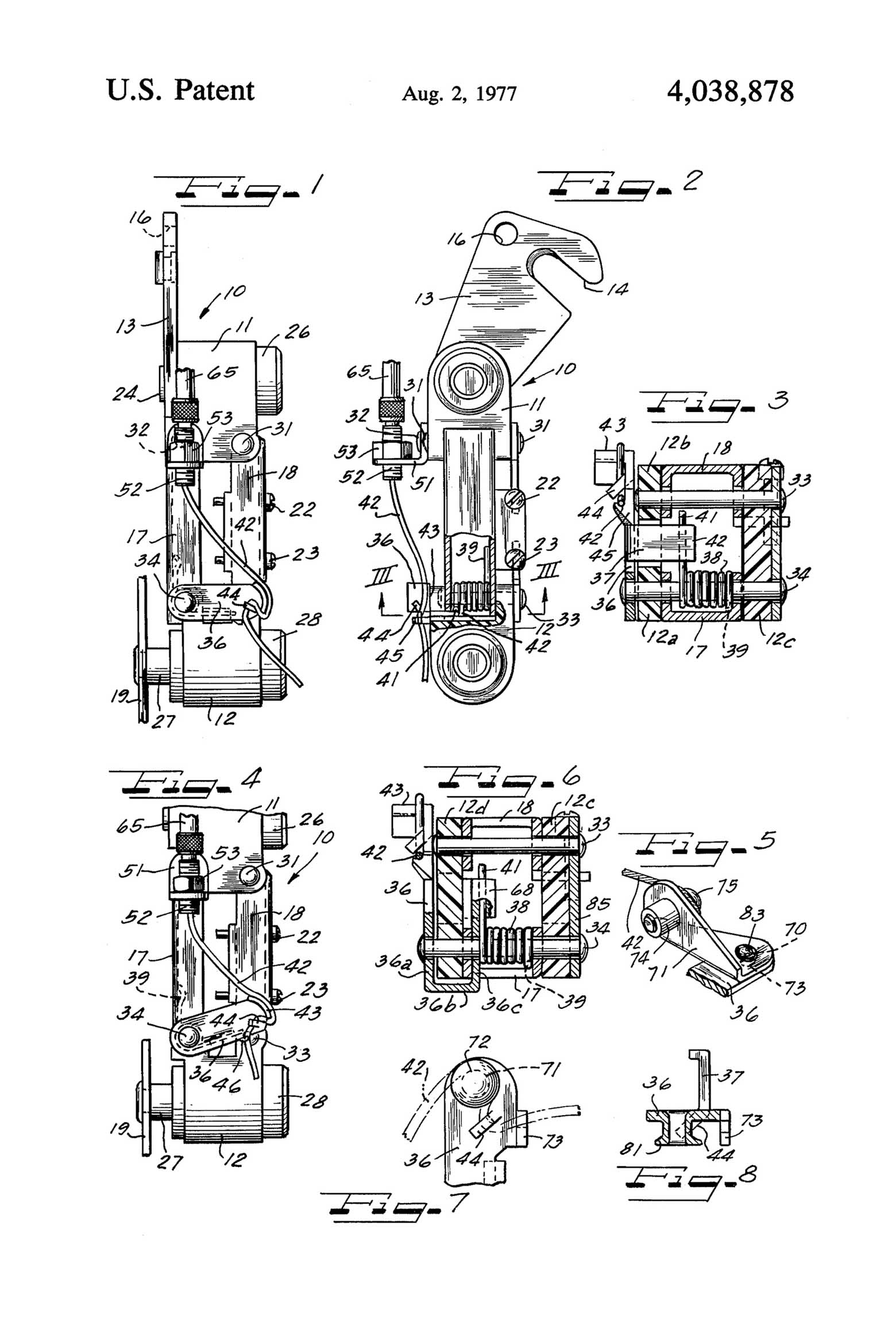US Patent 4,038,878 - Excel scan 04 main image