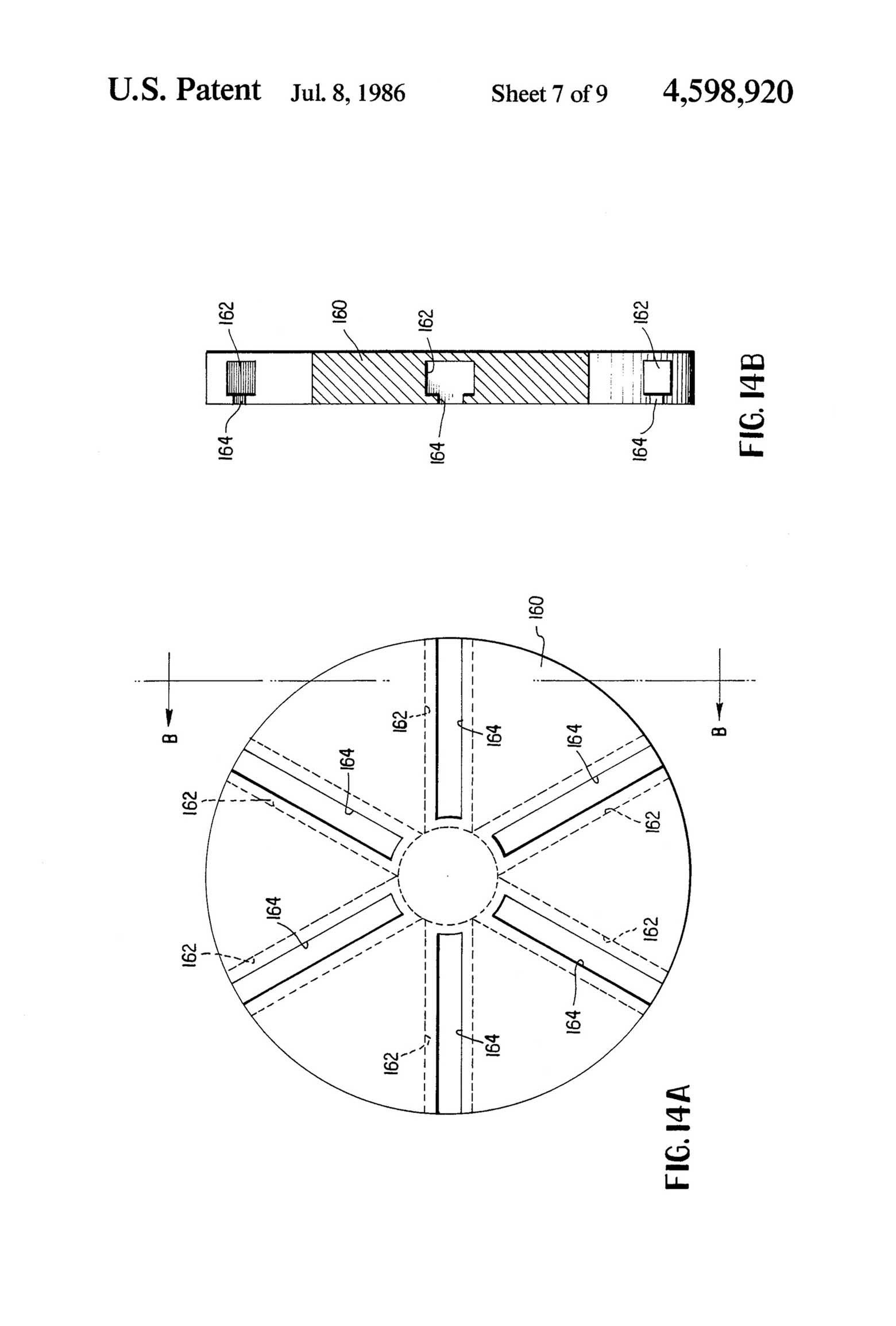 US Patent 4,598,920 - AutoBike scan 18 main image