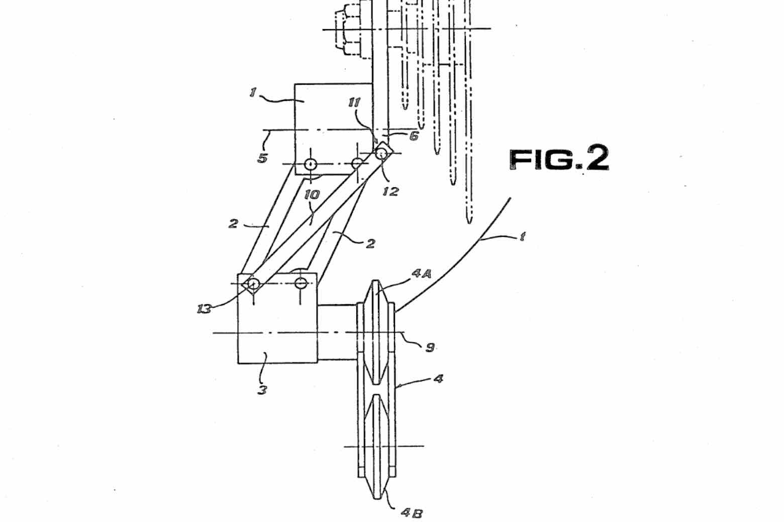US Patent 4,699,605 - Campagnolo Croce d_Aune main image