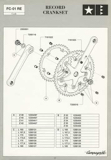 Campagnolo Spare Parts Catalogue - 1993 Product Range page 017 thumbnail