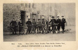 Chemineau postcard - 1909 L-Ecole Stephanoise scan 1 thumbnail