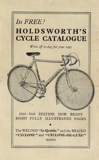 Holdsworth - Aids to Happy Cycling 1949 rear cover thumbnail