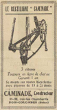 Le Velo Boxe 20th November 1934 - Caminade advert thumbnail