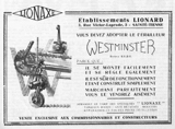 L'Industrie des Cycles et Automobiles November 1936 - Lionaxe advert thumbnail