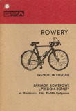 Romet - Rowery Instrukcja Obslugi 1979 front cover thumbnail