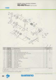 Shimano Spare Parts Catalogue - 1994 to 2004 s5 p34 thumbnail