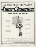 Super Champion Catalogue Provisoire - Janvier 1946 scan 01 thumbnail