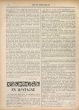 T.C.F. Revue Mensuelle August 1899 - En Montagne scan 1 thumbnail
