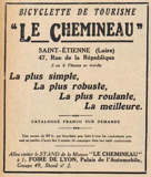 T.C.F. Revue Mensuelle February 1919 - Chemineau advert thumbnail