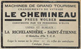 T.C.F. Revue Mensuelle March 1926 - Chemineau advert thumbnail