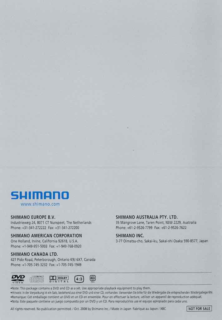 Shimano 2009 Promotional, Sales & Technical Guide additional image 05