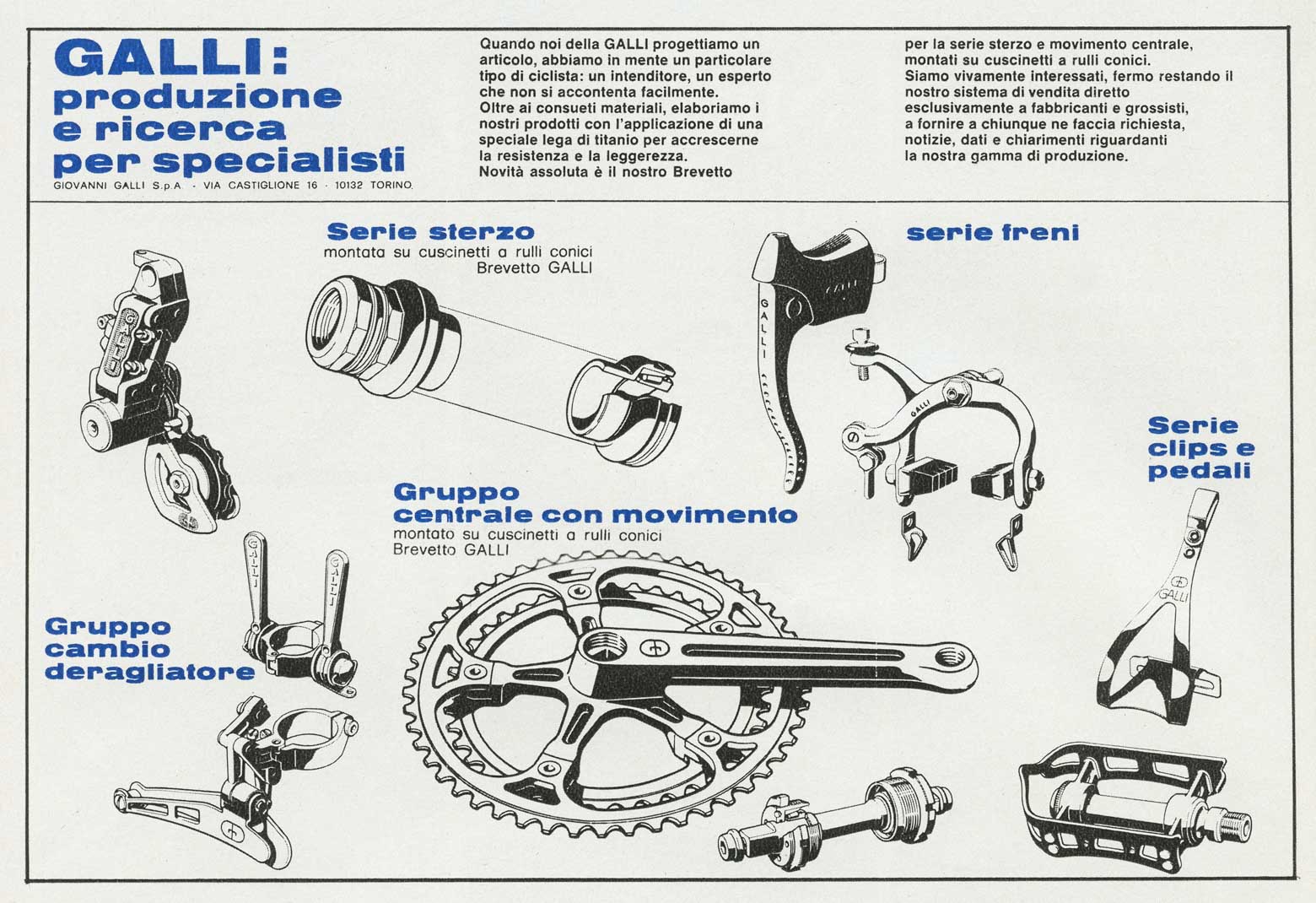 Bicisport 1978 April - Galli advert main image