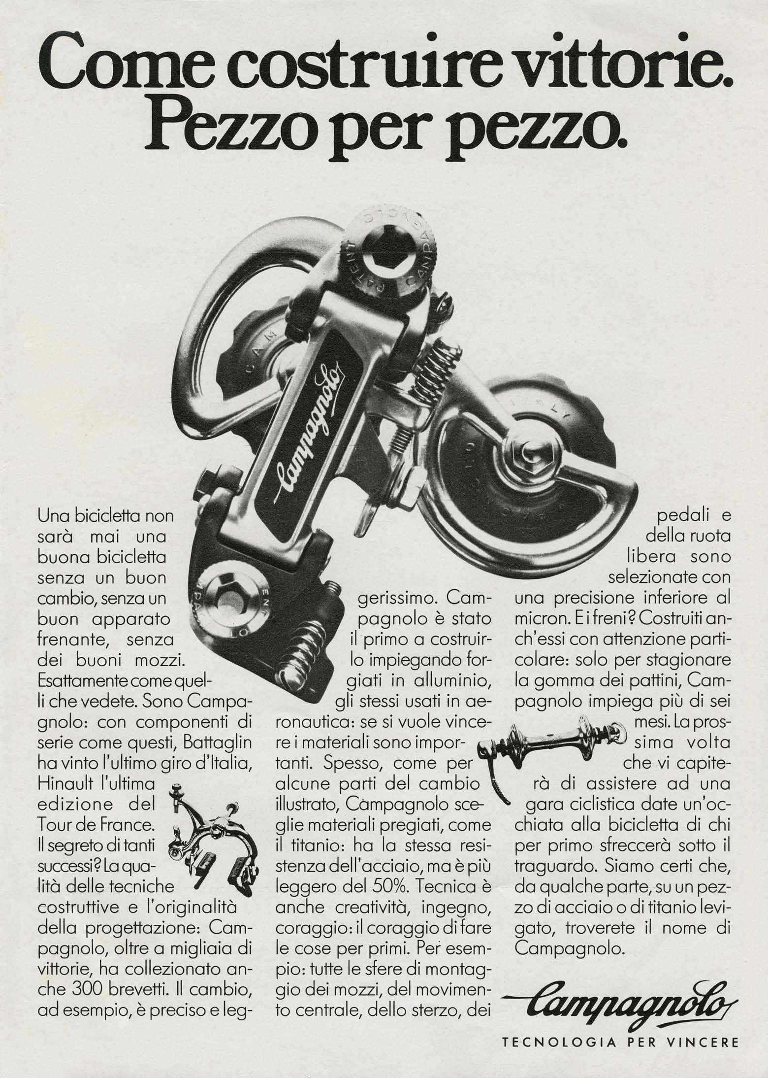 Bicisport 1981 October - Campagnolo advert main image