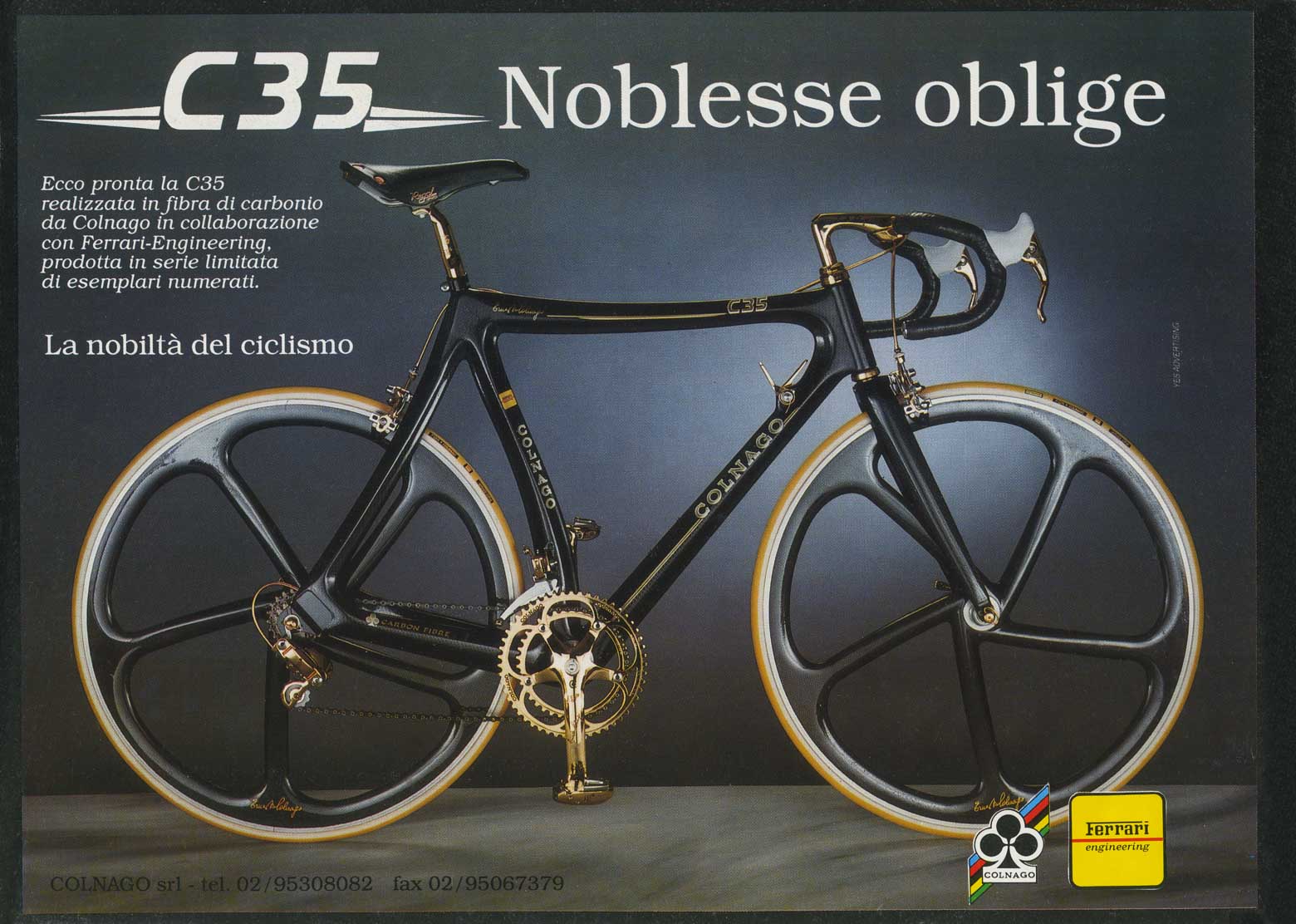 BiciSport 1990-04 Colnago advert main image