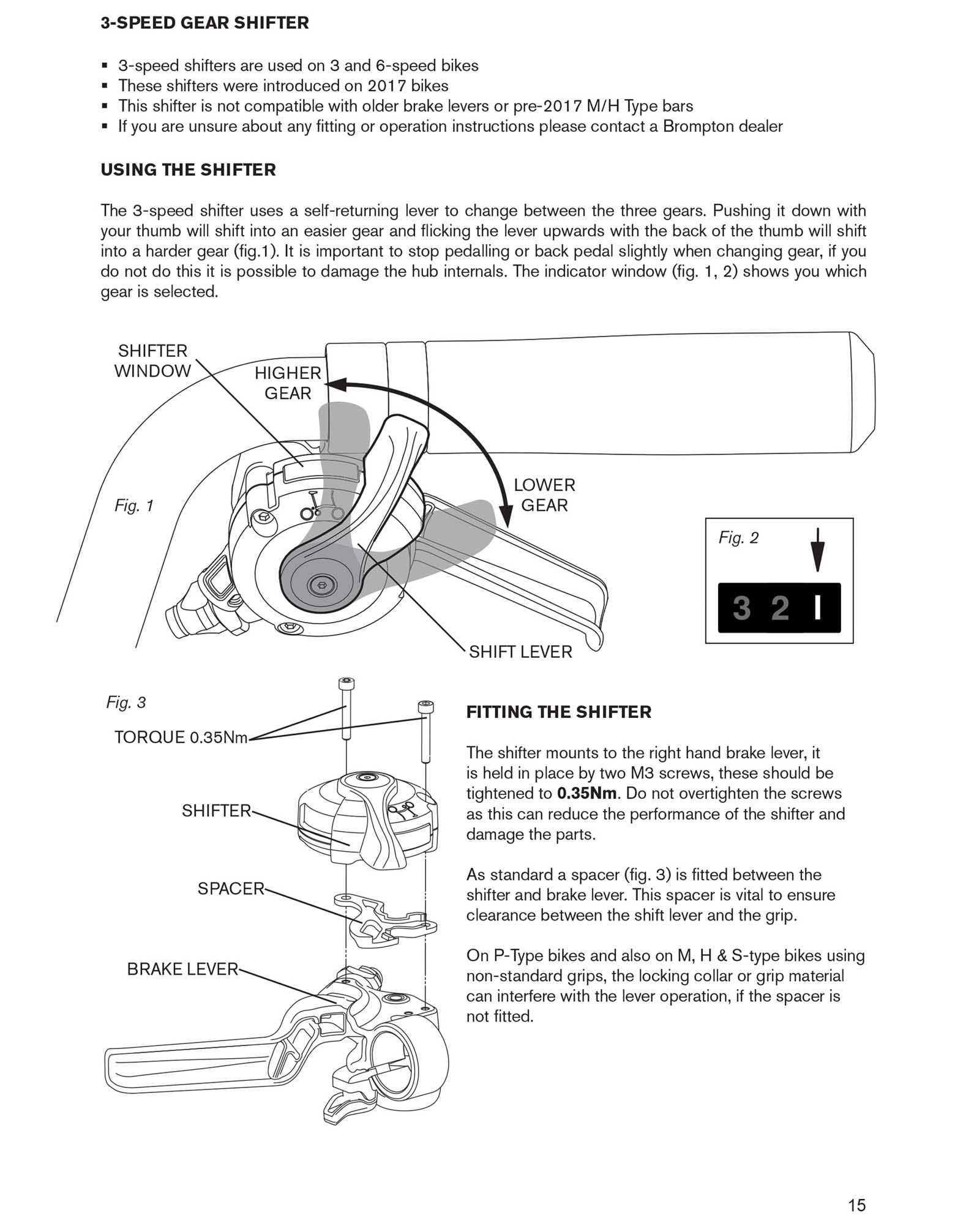 Brompton - Owners Manual 2017 page 15 main image