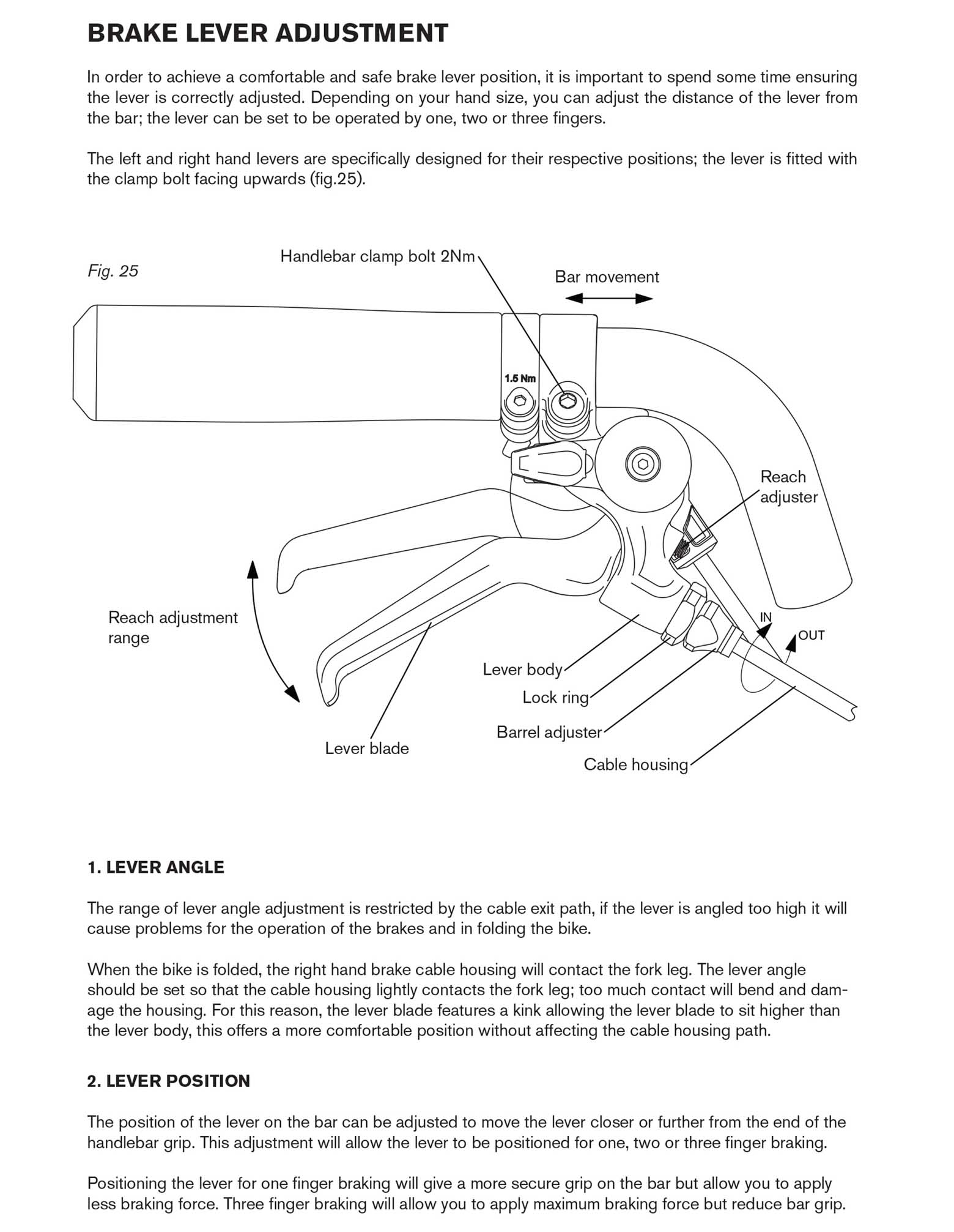 Brompton - Owners Manual 2017 page 28 main image