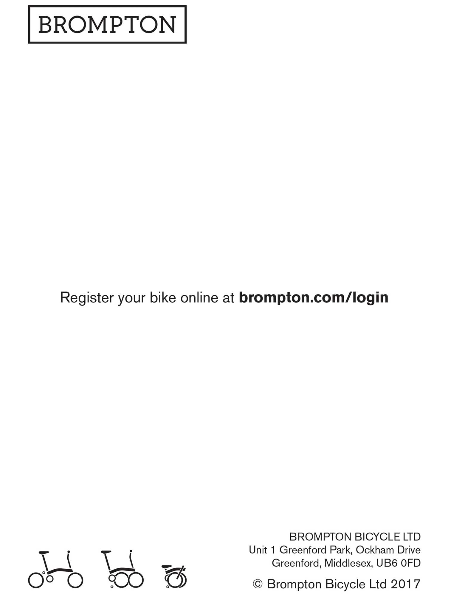 Brompton - Owners Manual 2017 page 36 main image