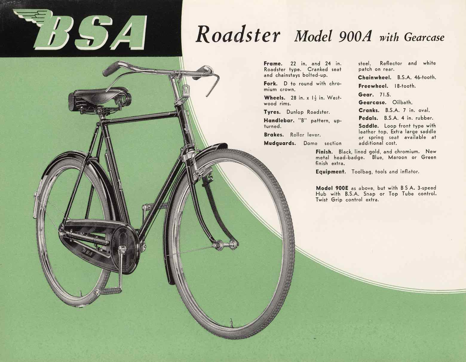 BSA Fine Quality Bicycles - scan 4 main image