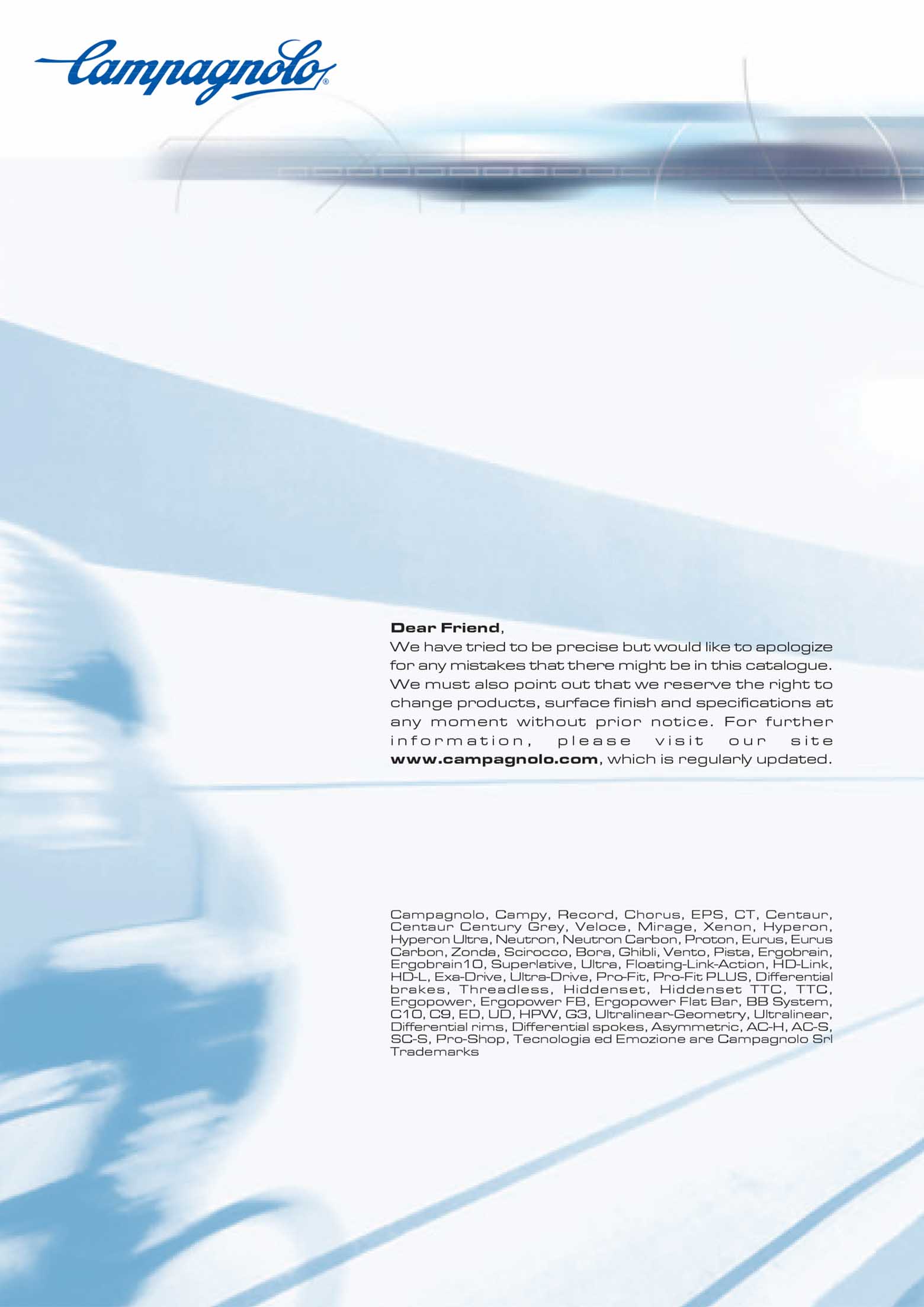 Campagnolo - 05 Products Range page 002 main image