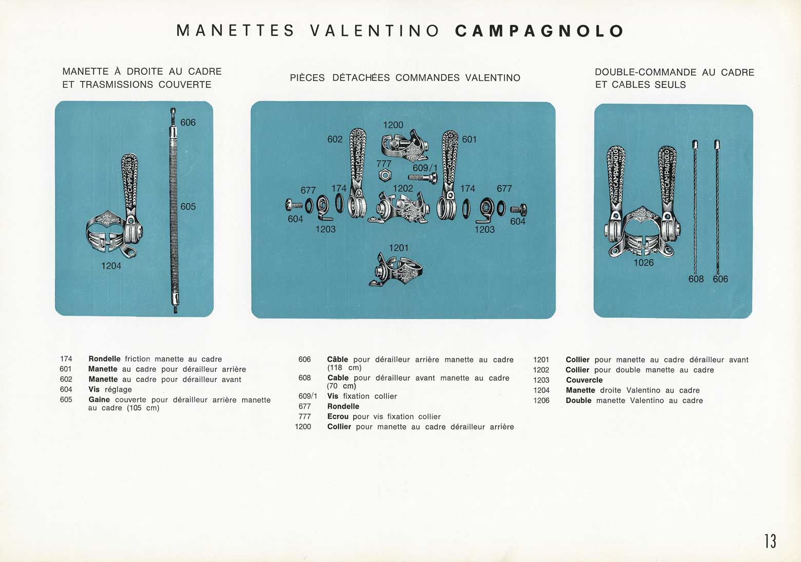 Campagnolo - Catalogue No. 16 page 13 main image