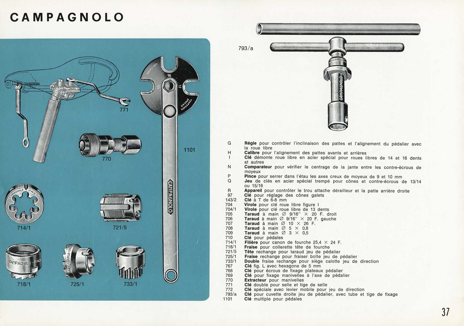 Campagnolo - Catalogue No. 16 page 37 main image