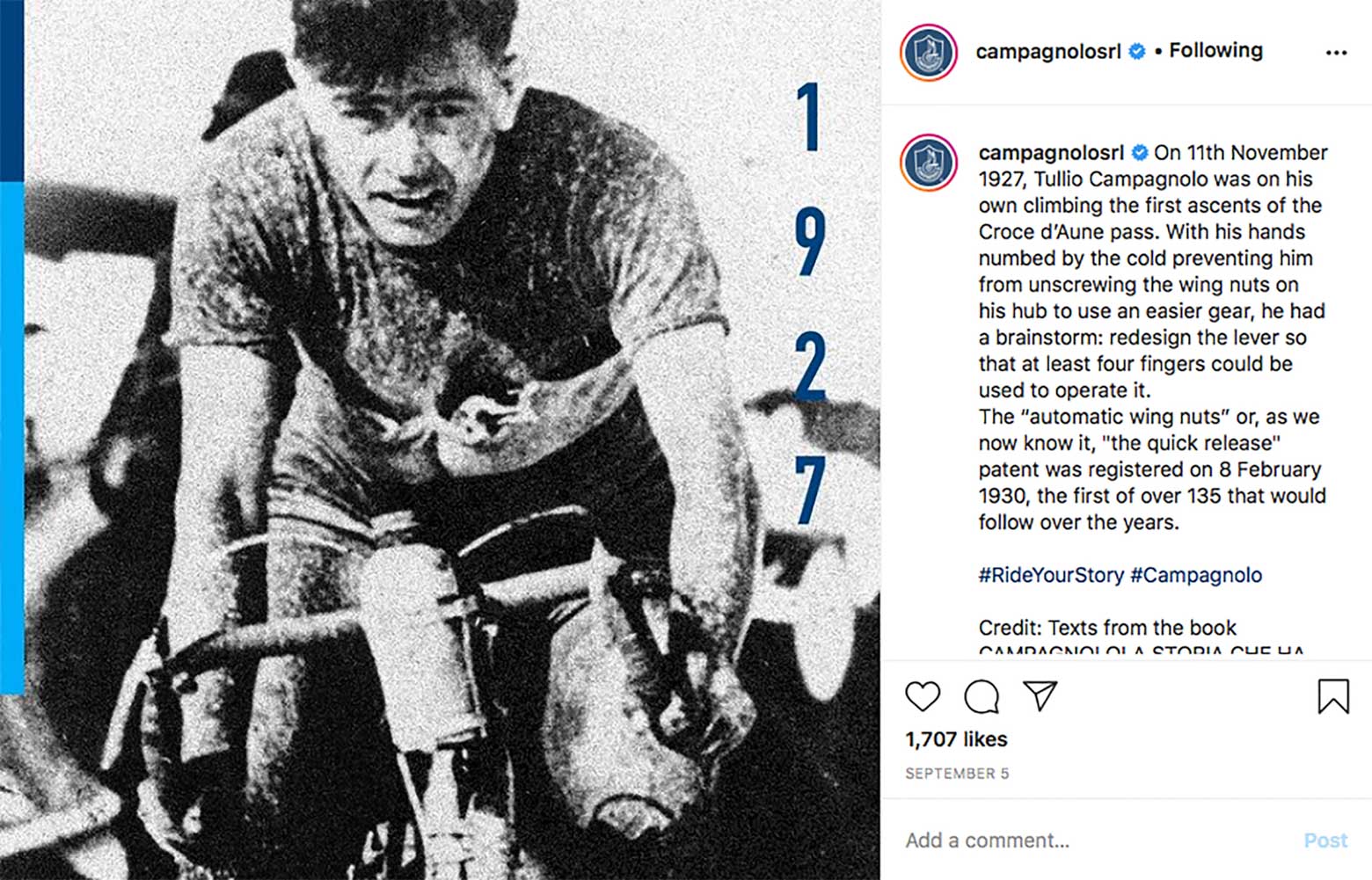 Campagnolo - Instagram history image 01 main image