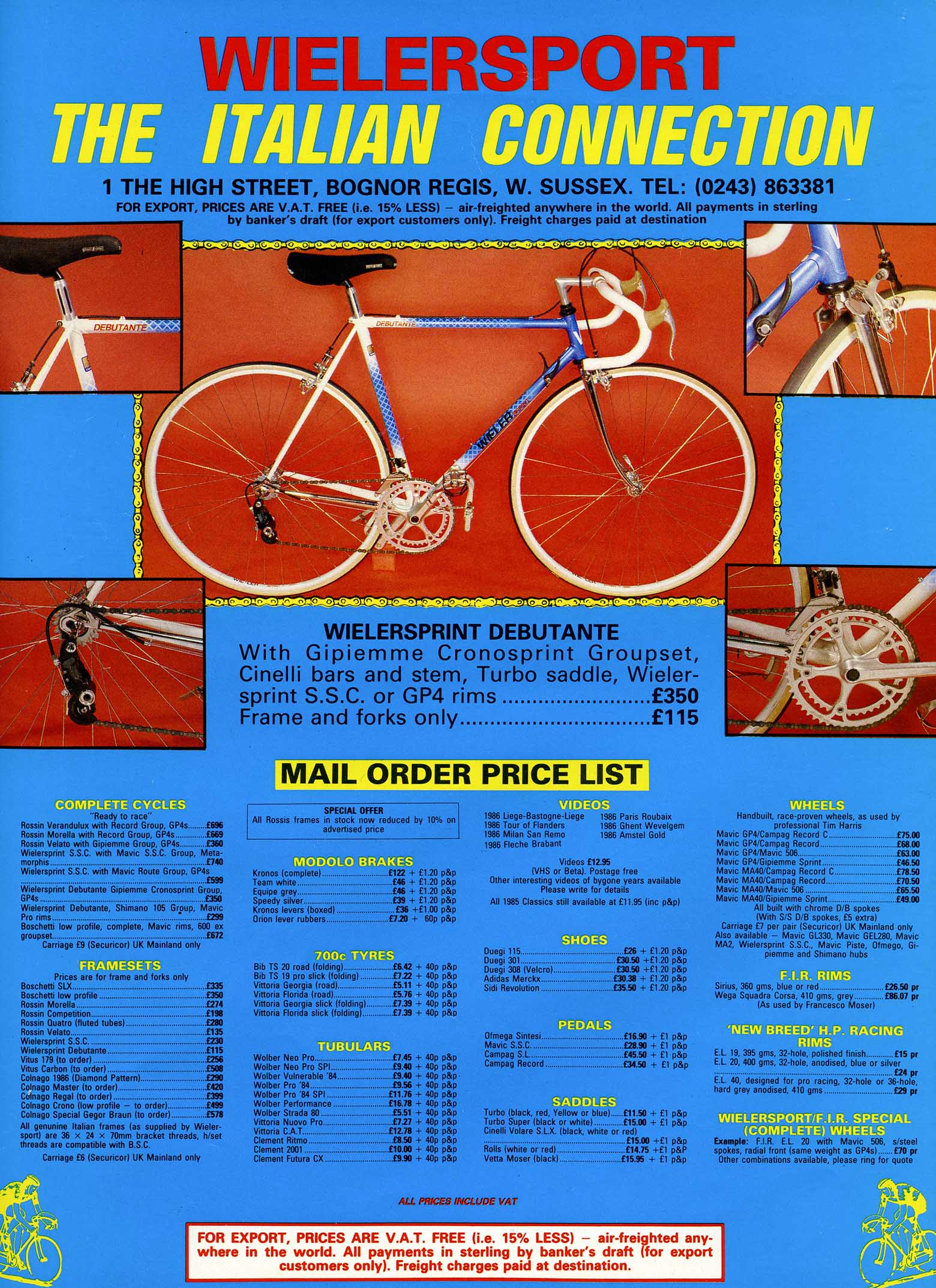 Cycling 1986-06-19 - Wielersport advert main image