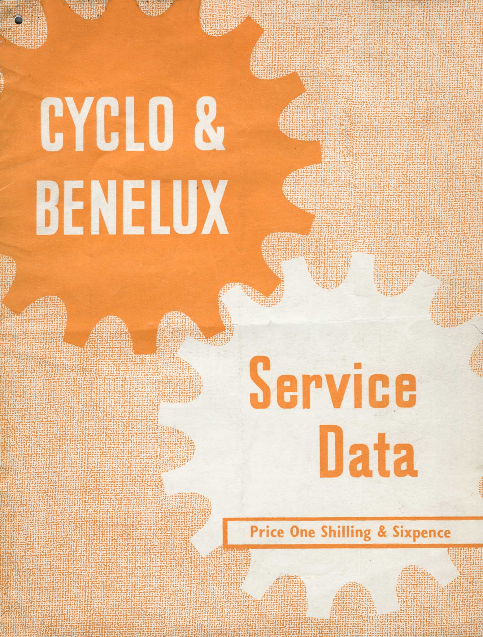Cyclo & Benelux Service Data page front cover main image