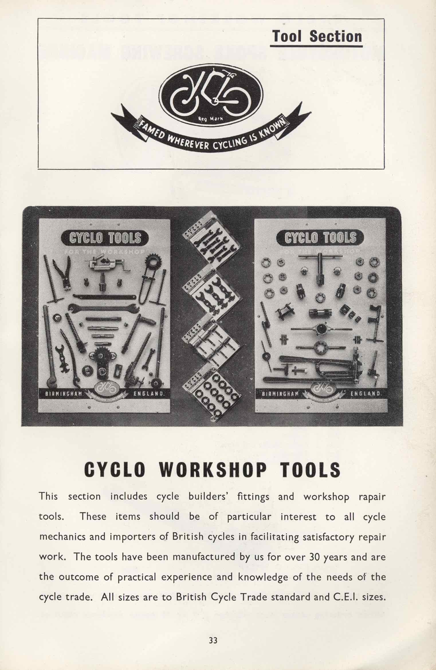 Cyclo Catalogue 609 - page 33 main image