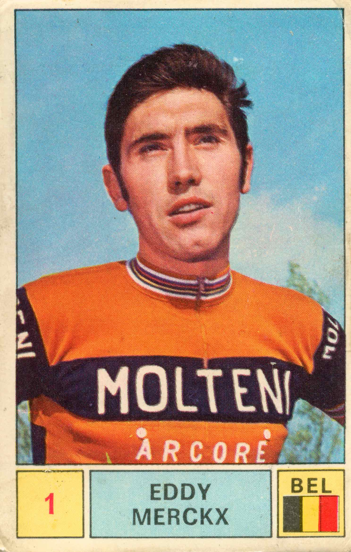 Eddy Merckx - Panini Sprint 71 card 1971 scan 1 main image