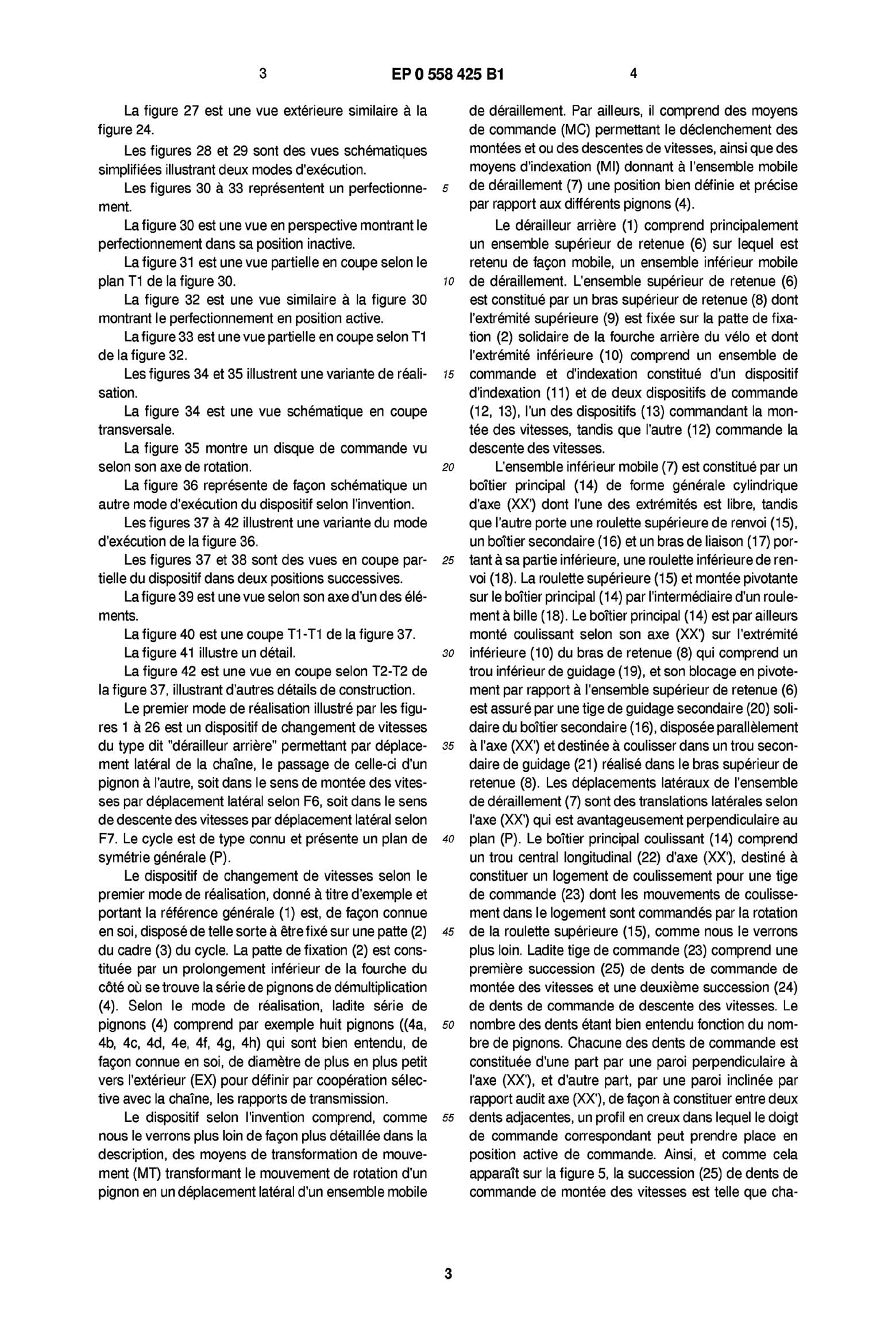 European Patent 0 528 425 B1 scan 3 main image