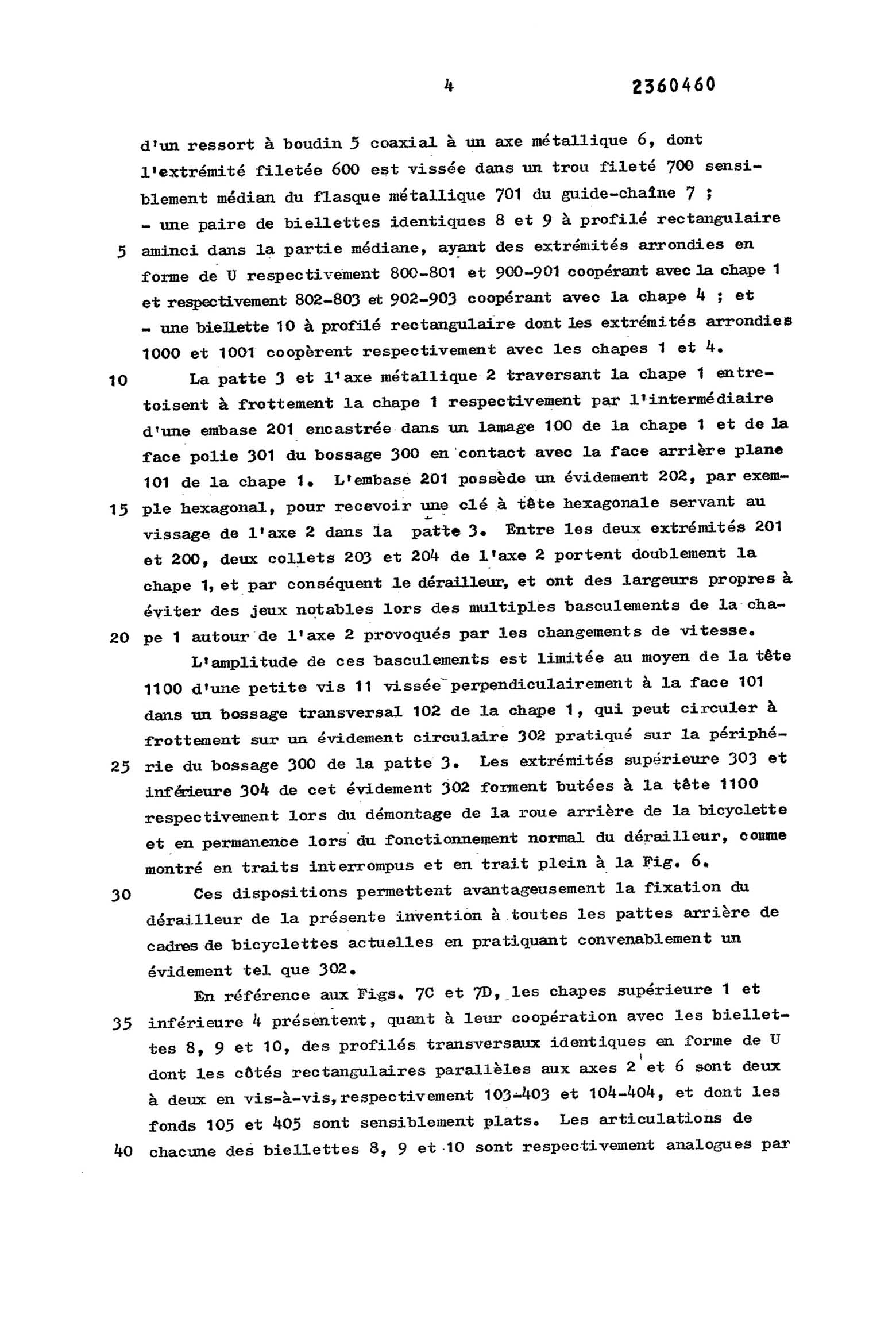 French Patent 2,360,460 - MAVIC scan 05 main image