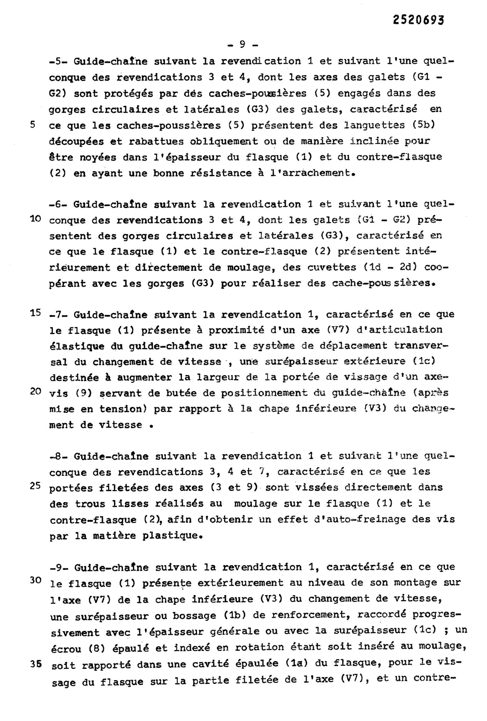 French Patent 2,520,693 - Simplex scan 010 main image